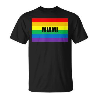 Miami Florida Gay 2018 Pride Unisex T-Shirt | Mazezy