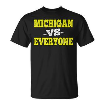 Michigan Vs Everyone Vintage T-Shirt - Monsterry DE