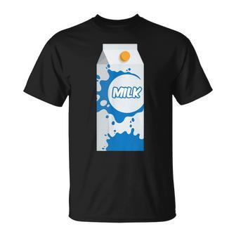 Milk Carton For Dairy Lover T-Shirt | Mazezy