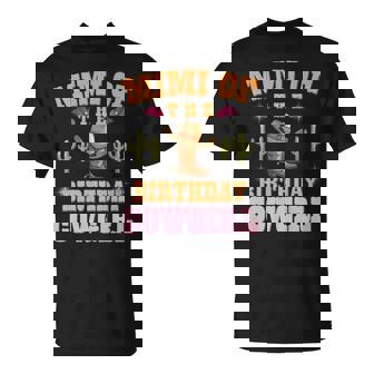 Mimi Of The Birthday Cowgirl Western Themed Girls Birthday Unisex T-Shirt | Mazezy