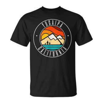 Minimalist Outdoors Yucaipa California Ca T-Shirt | Mazezy AU