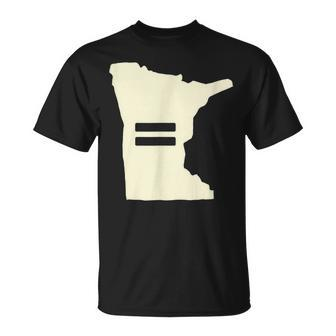 Minnesota Gay Pride Equal Rights Unisex T-Shirt | Mazezy