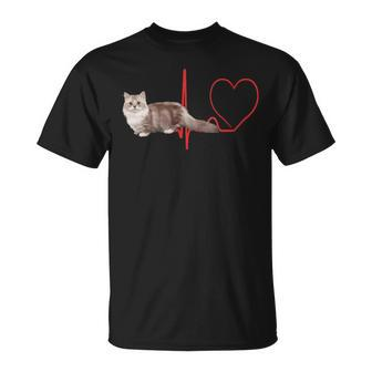 Minuet Napoleon Cat Heartbeat Ekg For Cats Lover T-Shirt | Mazezy