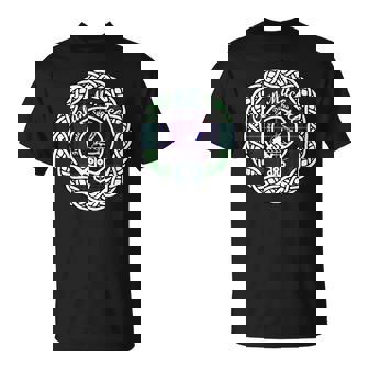 Mitchell Surname Last Name Scottish Clan Crest Funny Last Name Designs Funny Gifts Unisex T-Shirt | Mazezy