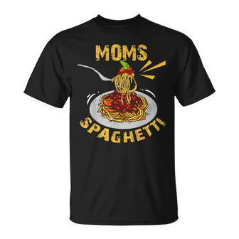 Moms Spaghetti Food Lovers Mothers Day Novelty Gift For Women Unisex T-Shirt | Mazezy