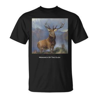 Monarch Of The Glen Painting By Landseer T-Shirt | Mazezy