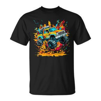 Monster Trucks Are My Jam Monster Truck T-Shirt | Mazezy