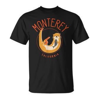 Monterey California Sea Otter T-Shirt | Mazezy