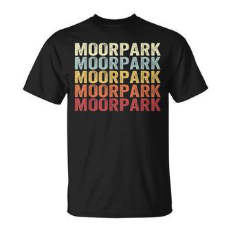Moorpark California Moorpark Ca Retro Vintage Text T-Shirt | Mazezy