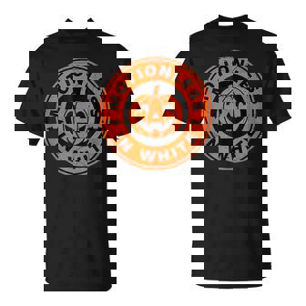 Motionlesses In White Pumpkin Scary Halloween Pumpkin Funny Gifts Unisex T-Shirt | Mazezy