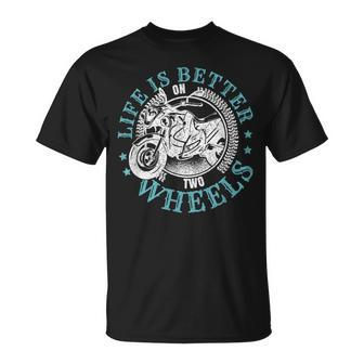 Motorcyclist Men Rider Motorcycle Biker Unisex T-Shirt | Mazezy