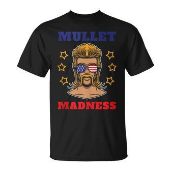 Mullet Madness - Mullet Pride Funny Redneck Mullet Unisex T-Shirt | Mazezy