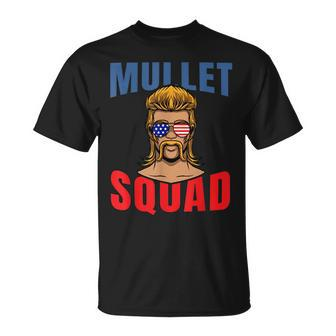 Mullet Squad - Mullet Pride Funny Redneck Mullet Unisex T-Shirt | Mazezy