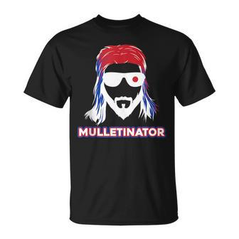 Mulletinator - Mullet Pride Funny Redneck Unisex T-Shirt | Mazezy