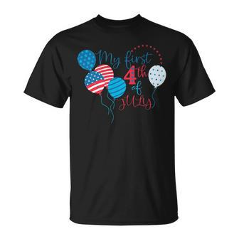 My 1St 4Th Of July 2023 New Baby Patriotic Kids Men Women   Unisex T-Shirt