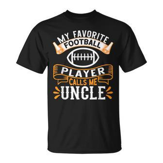 My Favorite Football Player Calls Me Uncle - Usa Football Unisex T-Shirt | Mazezy DE