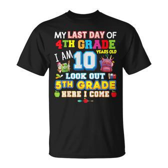 My Last Day Of 4Th Grade 5Th Here I Come So Long Graduate Unisex T-Shirt | Mazezy