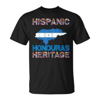 National Hispanic Heritage Month Honduras Flag Honduras T-Shirt - Thegiftio UK