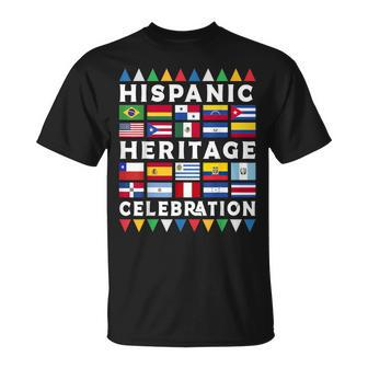 National Hispanic Heritage Month Latina Countries T-Shirt | Mazezy