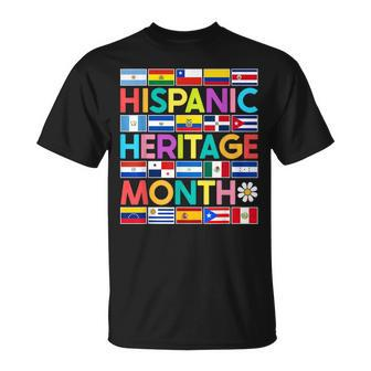 National Hispanic Heritage Month Mes De La Herencia Hispana T-Shirt | Mazezy CA