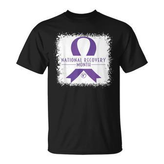 National Recovery Month Warrior Addiction Recovery Awareness T-Shirt - Monsterry CA