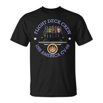 Navy Uss America Cvn66 Flight Deck Crew T-shirt - Thegiftio UK