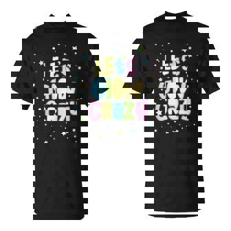 Neon Lights Lets Glow Crazy Glow Party Squad 80S 90S Retro Unisex T-Shirt | Mazezy