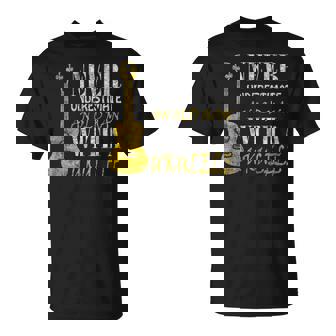 Never Underestimate An Old Man With A Ukulele Old Man Funny Gifts Unisex T-Shirt | Mazezy