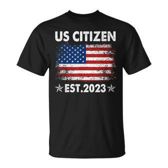 New Us Citizen Est 2023 American Immigrant Citizenship T-Shirt - Monsterry DE