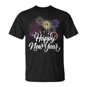 New Years Eve Party Supplies Nye 2024 Happy New Year T-Shirt | Mazezy