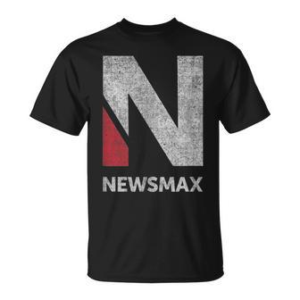 Newsmax - Real News Conservative Politics For Real People Unisex T-Shirt - Seseable