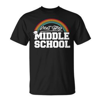 Next Stop Middle School Funny 5Th Grade Graduation Unisex T-Shirt | Mazezy