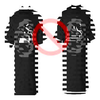 No Smoking Symbol T-Shirt | Mazezy