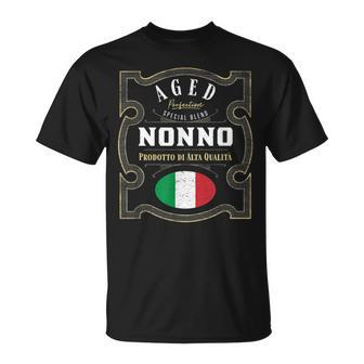 Nonno Aged Perfection – Funny Italian Grandpa Unisex T-Shirt - Seseable