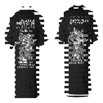 Norwegian Blood Runs Through My Veins Viking & Odin T-Shirt | Mazezy