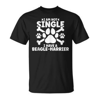I Am Not Single I Have A Beagle-Harrier T-Shirt | Mazezy