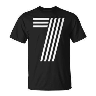 Number 7 Lucky Number Seven T-Shirt | Mazezy