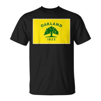 Oakland Flag City Pride National Gift Souvenir Unisex T-Shirt | Mazezy