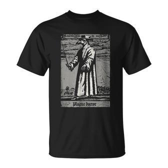 Occult Plague Doctor Horror Death Vintage Tarot Tarot T-Shirt | Mazezy CA
