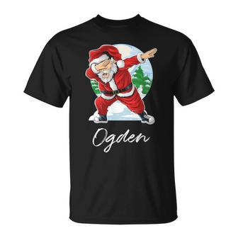 Ogden Name Gift Santa Ogden Unisex T-Shirt - Seseable