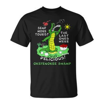 Okefenokee Swamp Alligator Send More Tourist Souvenir T-shirt - Thegiftio UK