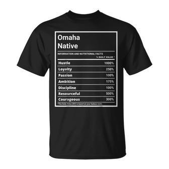 Omaha Native Funny Nutrition Pride Unisex T-Shirt | Mazezy