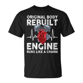 Original Body Rebuilt Engine Runs Like A Charm Unisex T-Shirt | Mazezy