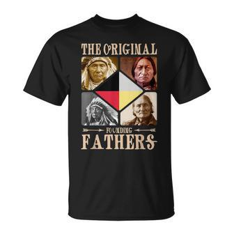 Original Founding Fathers Native American Retro Tribe Pride Unisex T-Shirt | Mazezy