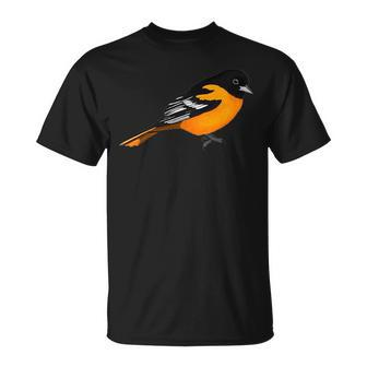Oriole Bird Birdlover Birdwatcher Ornithologist Biologist Unisex T-Shirt - Seseable