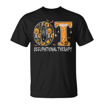 Ot Occupational Therapy Therapist Halloween Ota Spooky T-Shirt - Monsterry UK