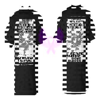 Overdose Awareness August We Wear Purple Overdose Awareness T-Shirt - Seseable