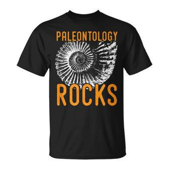 Palentology Rocks Fun Paleontologist T-Shirt | Mazezy UK