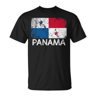 Panamanian Flag Vintage Made In Panama T-Shirt | Mazezy