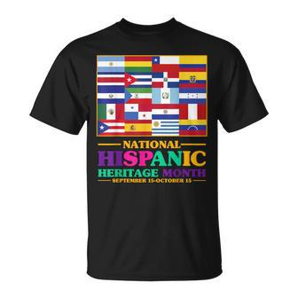 Hispanic Heritage Month Mes De La Herencia Hispana T-Shirt - Monsterry CA